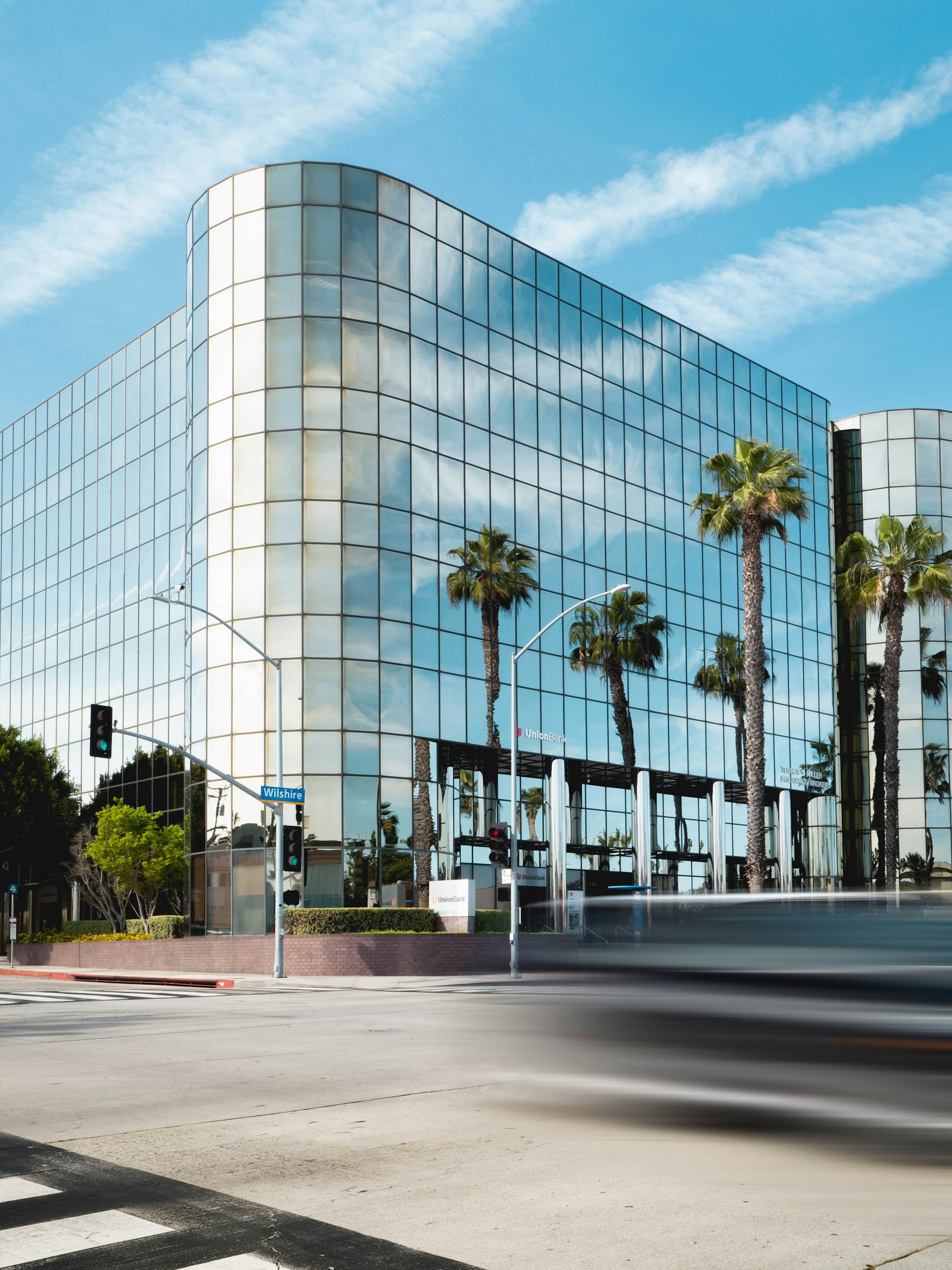 Modern commercial office building